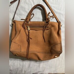 Rebecca Minkoff Brown Suede Leather Crossbody BoHo Bag
